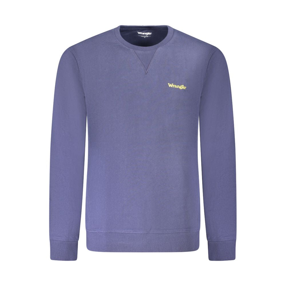 Wrangler Blue Cotton Sweatshirt