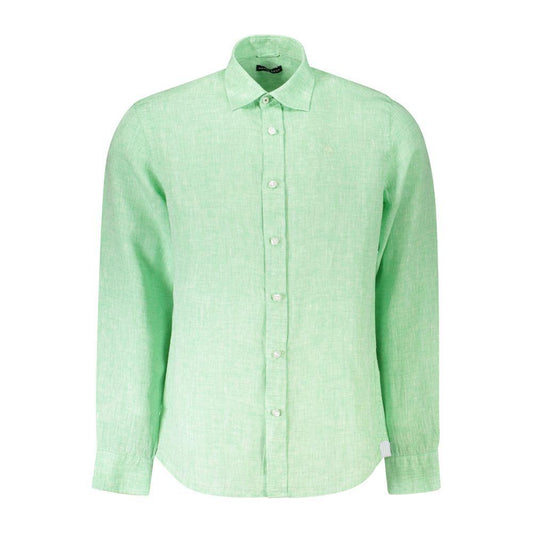 North Sails Green Linen Shirt NO-38888-M