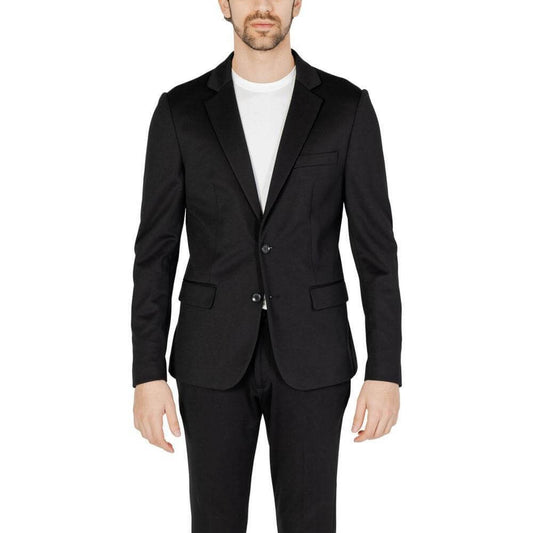 Antony Morato Black Polyester Blazer AN-13367600009-IT48 | M
