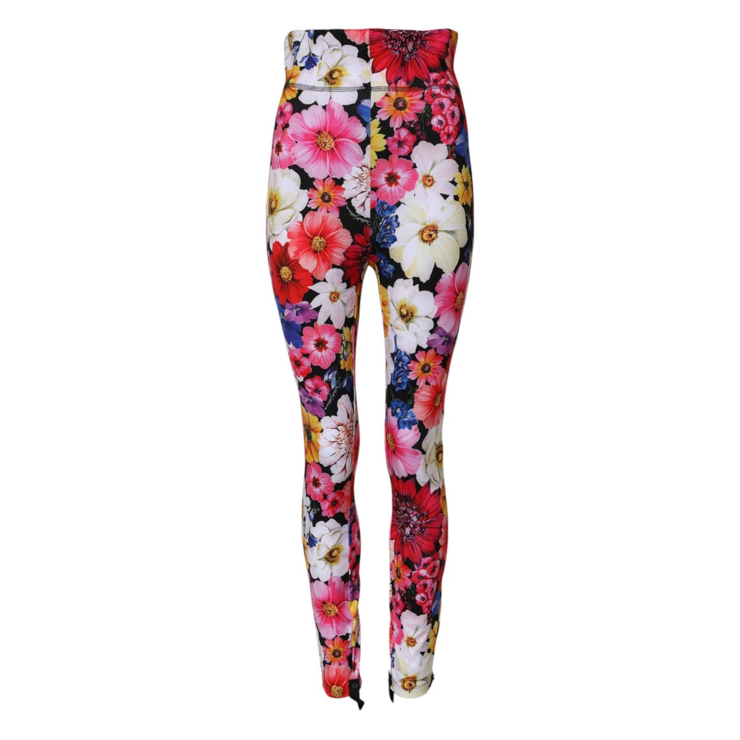 Dolce & Gabbana Multicolor Floral High Waist Leggings Pants