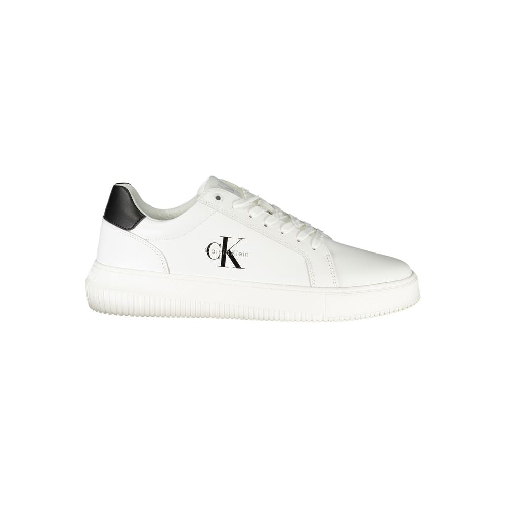 Calvin Klein Bianco Polyurethane Men Sneaker 1728,67403481248,Athletic - Sneakers - Shoes,Calvin Klein,EU40/US7,EU43/US10,EU44/US11,EU45/US12,Men,New with tags,Shoes,Sneakers - Shoes,White