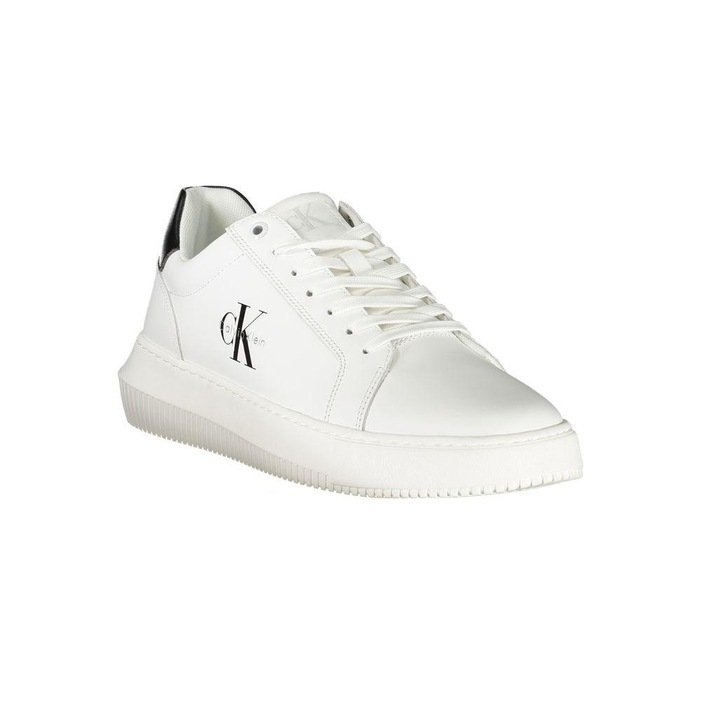 Calvin Klein Bianco Polyurethane Men Sneaker 1728,67403481248,Athletic - Sneakers - Shoes,Calvin Klein,EU40/US7,EU43/US10,EU44/US11,EU45/US12,Men,New with tags,Shoes,Sneakers - Shoes,White