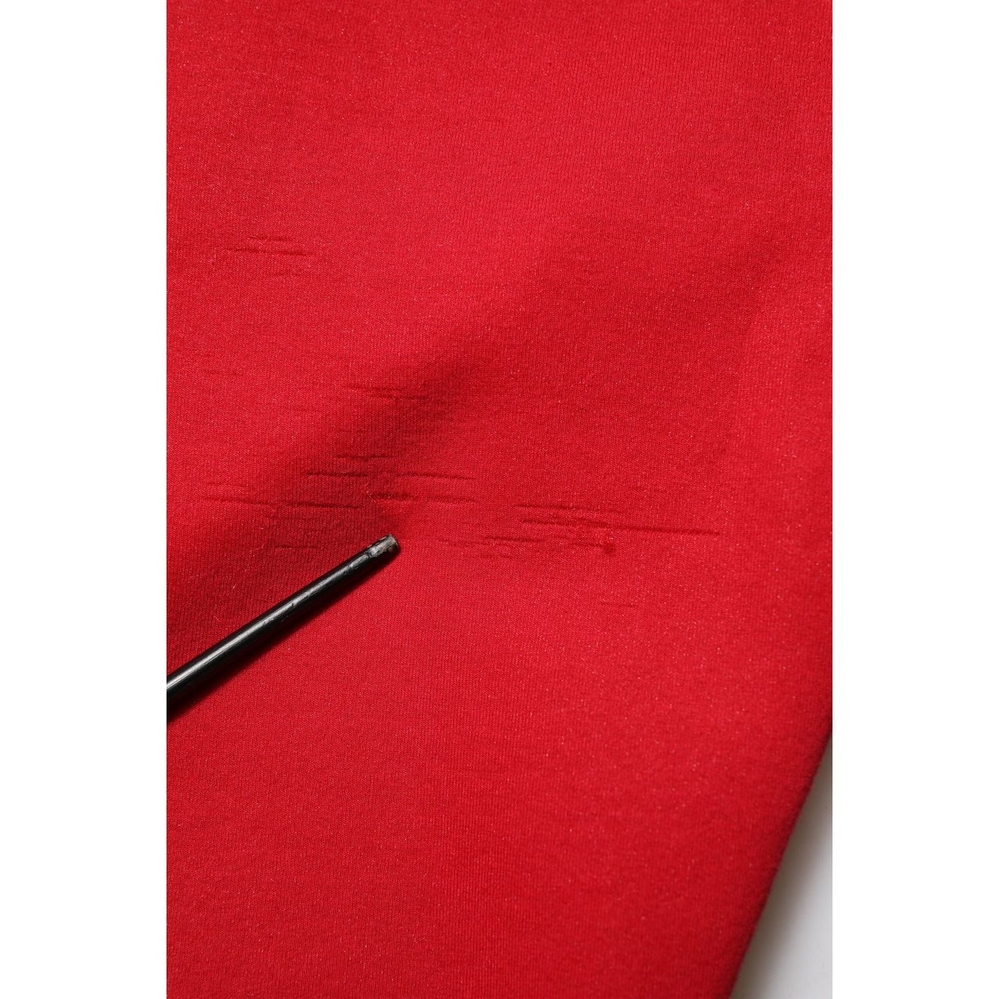 Dolce & Gabbana Red Cotton Logo Jogger Men Sweatpants Pants