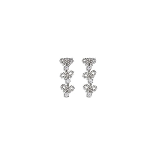 Self-Portrait Silver Metal Earrings