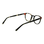 Guess Green Men Glasses Frame in acetate full-rim, round style, demo plastic lenses, with spring hinge. Includes branded case.