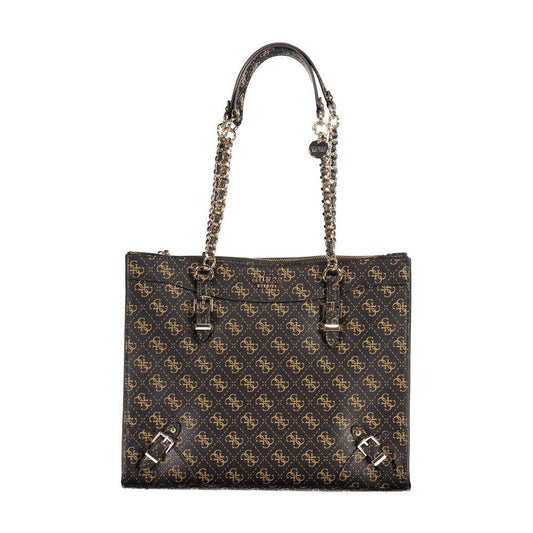 Guess Jeans Brown Polyethylene Handbag GU-18472