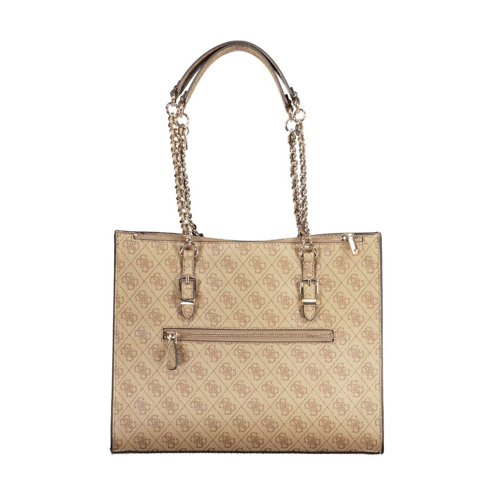 Front view with bag zipped and handles upright.