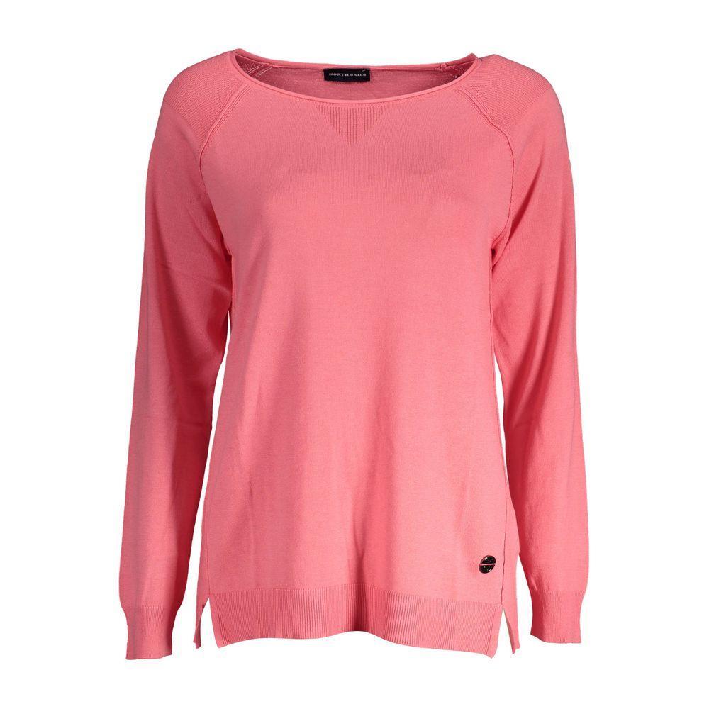 North Sails Pink Cotton Sweater NO-20249-XS