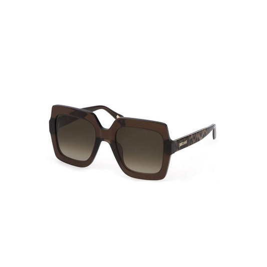 Just Cavalli Brown Plastic Sunglass