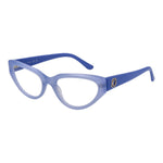 Guess Purple Women Glasses Frame cat eye style with acetate full-rim, spring hinge, and demo lenses. Includes branded case.
