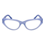 Guess Purple Women Glasses Frame, full-rim purple acetate cat-eye style with spring hinge, includes branded case.
