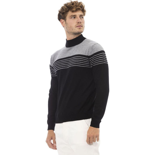 Alpha Studio Sweaters AU123H_9001NEROGRIGIO:401490
