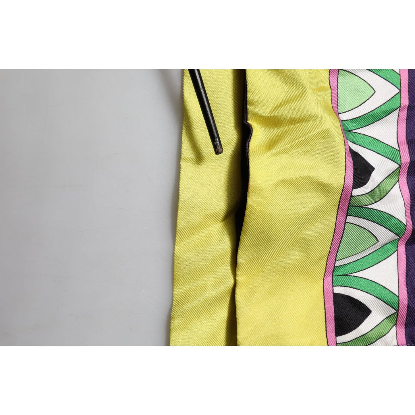 Dolce & Gabbana Blue Floral Print Silk Long Sleeves Wrap Robe