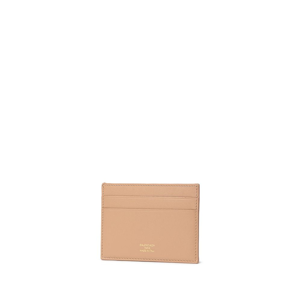 Balenciaga Beige Leather Cardholder