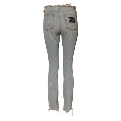 Dolce & Gabbana Light Blue High Waist Skinny Denim Jeans