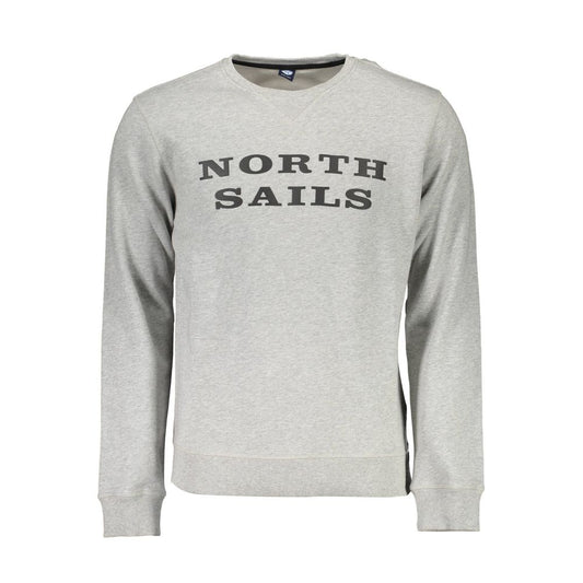 North Sails Gray Cotton Sweatshirt