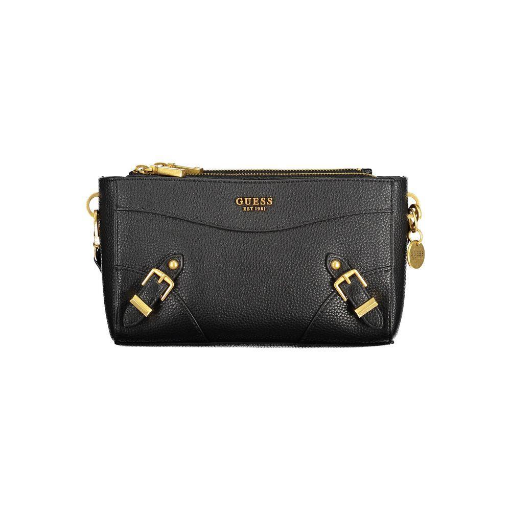 Guess Jeans Black Polyethylene Handbag GU-18484