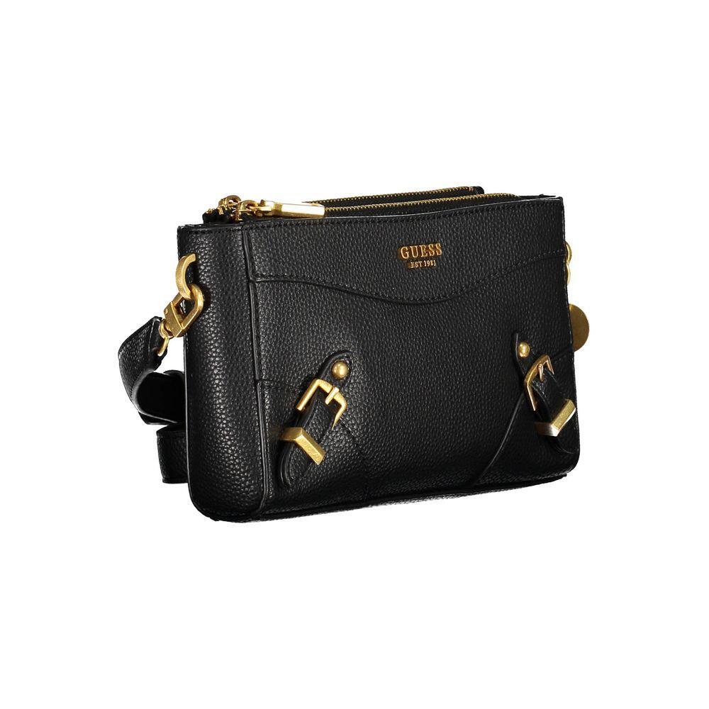 Guess Jeans Black Polyethylene Handbag GU-18484