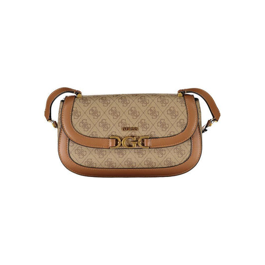 Guess Jeans Beige Polyethylene Handbag GU-26875
