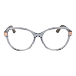 Guess Gray Women Glasses Frame in acetate, full-rim style with butterfly design, size 55-16-140, featuring grey color and demo lenses.