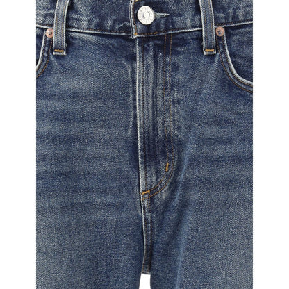 Agolde Blue Cotton Skinny Jeans