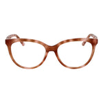 Guess Brown Women Glasses Frame, full-rim cat eye style with acetate material and spring hinge, size 54-16-140.