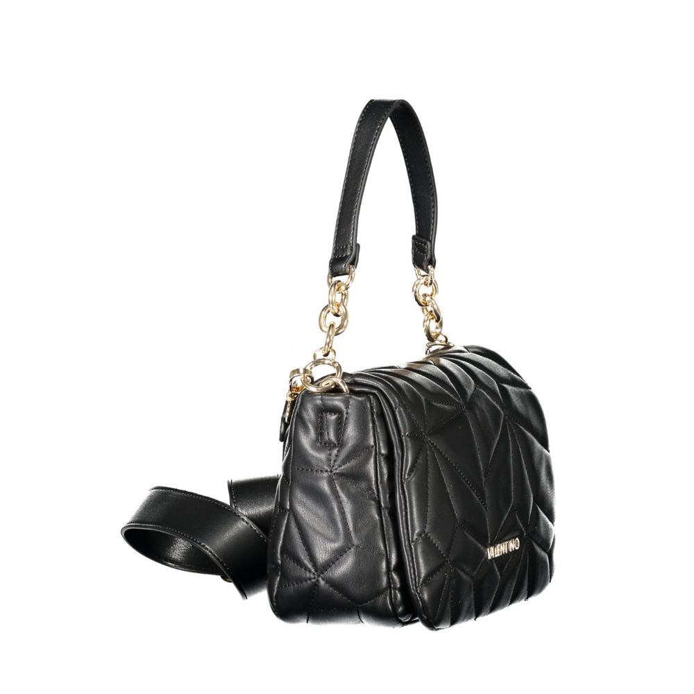 Front view with bag zipped and handles upright.