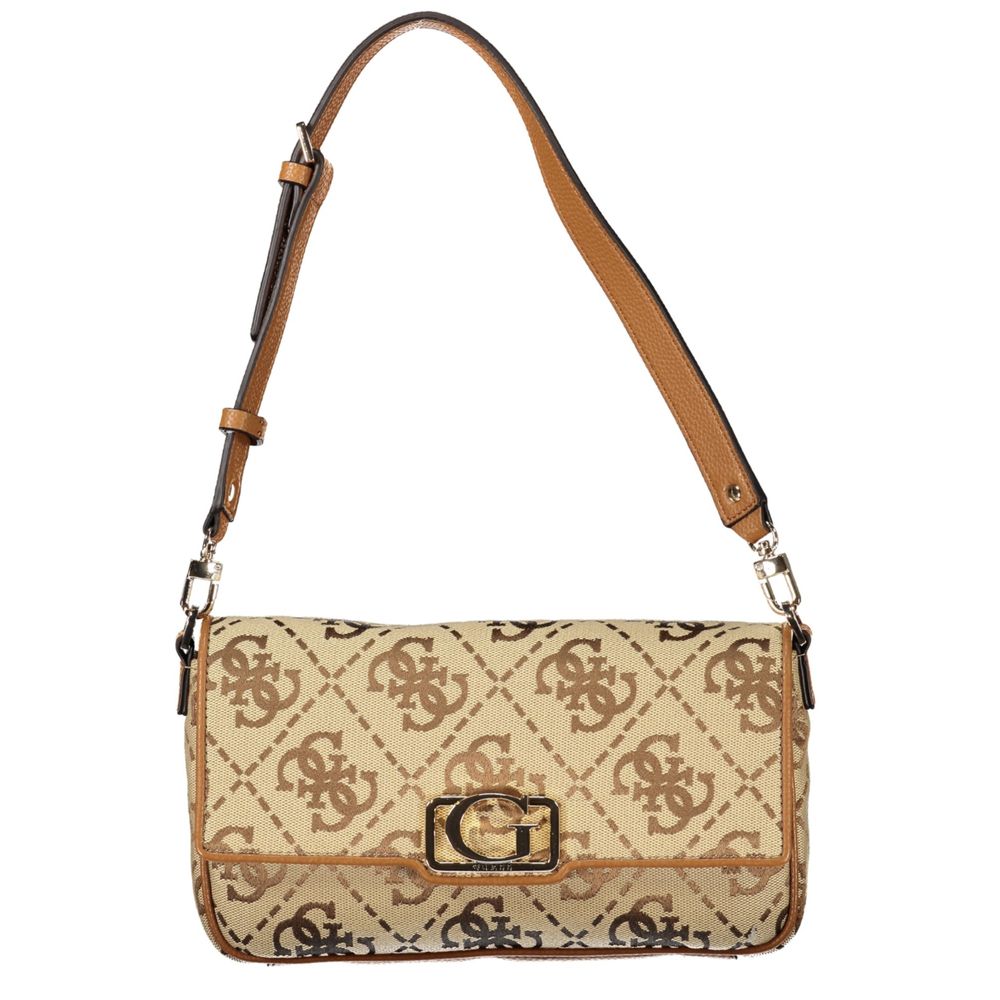 Front view with bag zipped and handles upright.