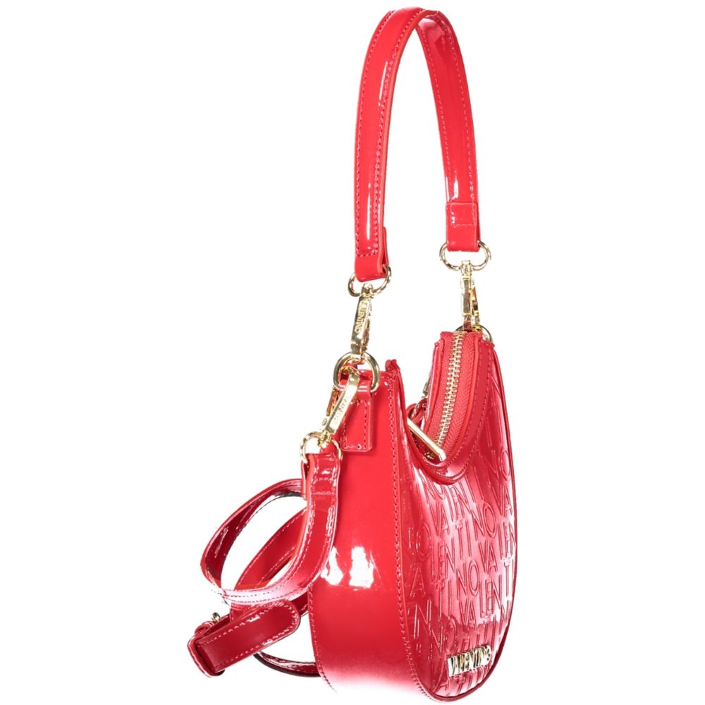 Front view with bag zipped and handles upright.