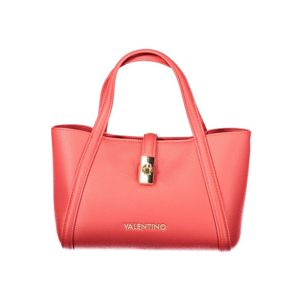Front view with bag zipped and handles upright.