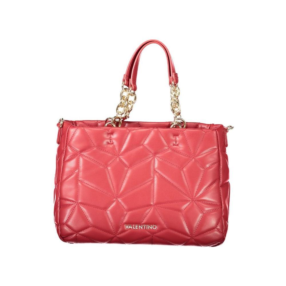 Mario Valentino Red Polyethylene Women Handbag