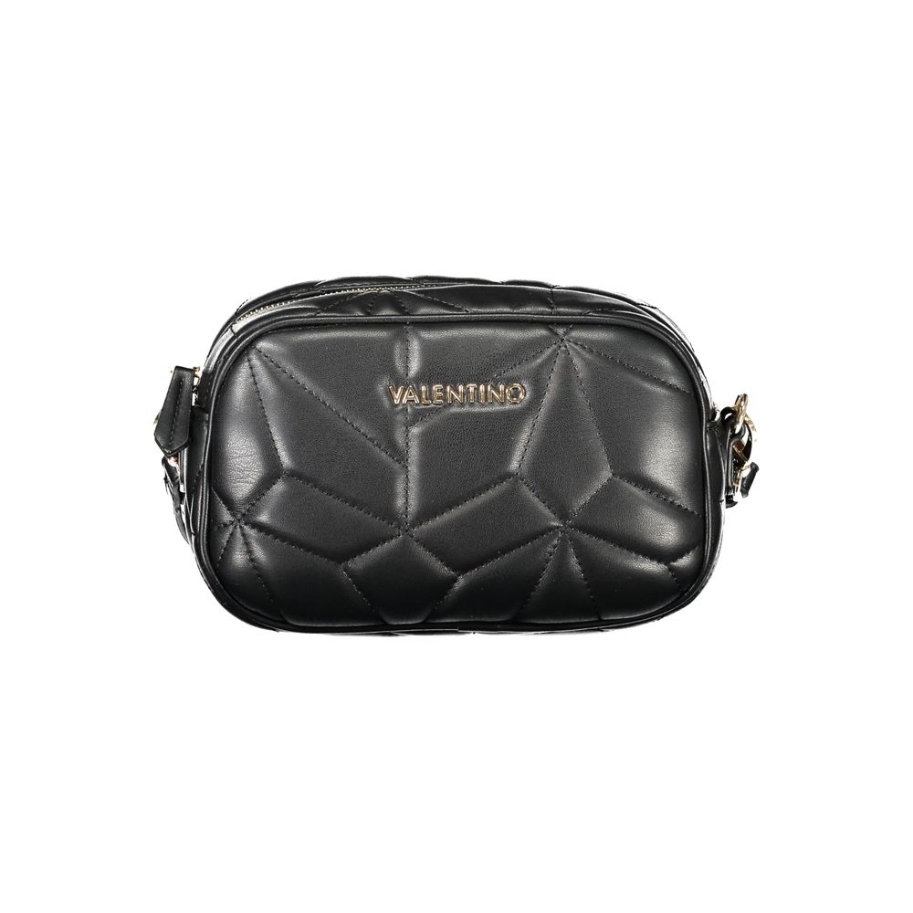 Front view with bag zipped and handles upright.