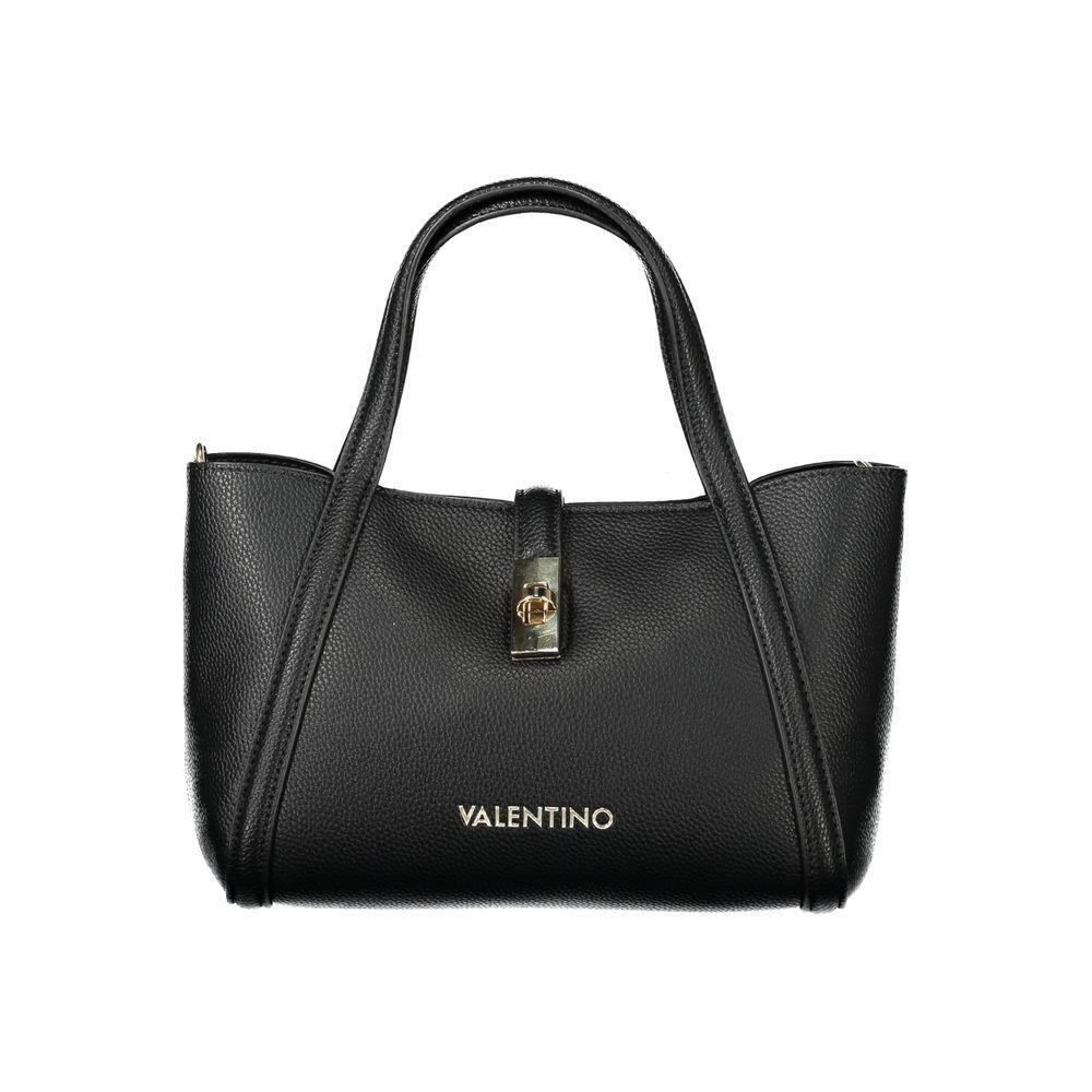 Front view with bag zipped and handles upright.