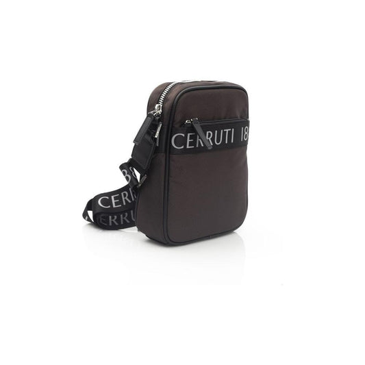 Cerruti 1881 Brown Leather Women Crossbody Bag