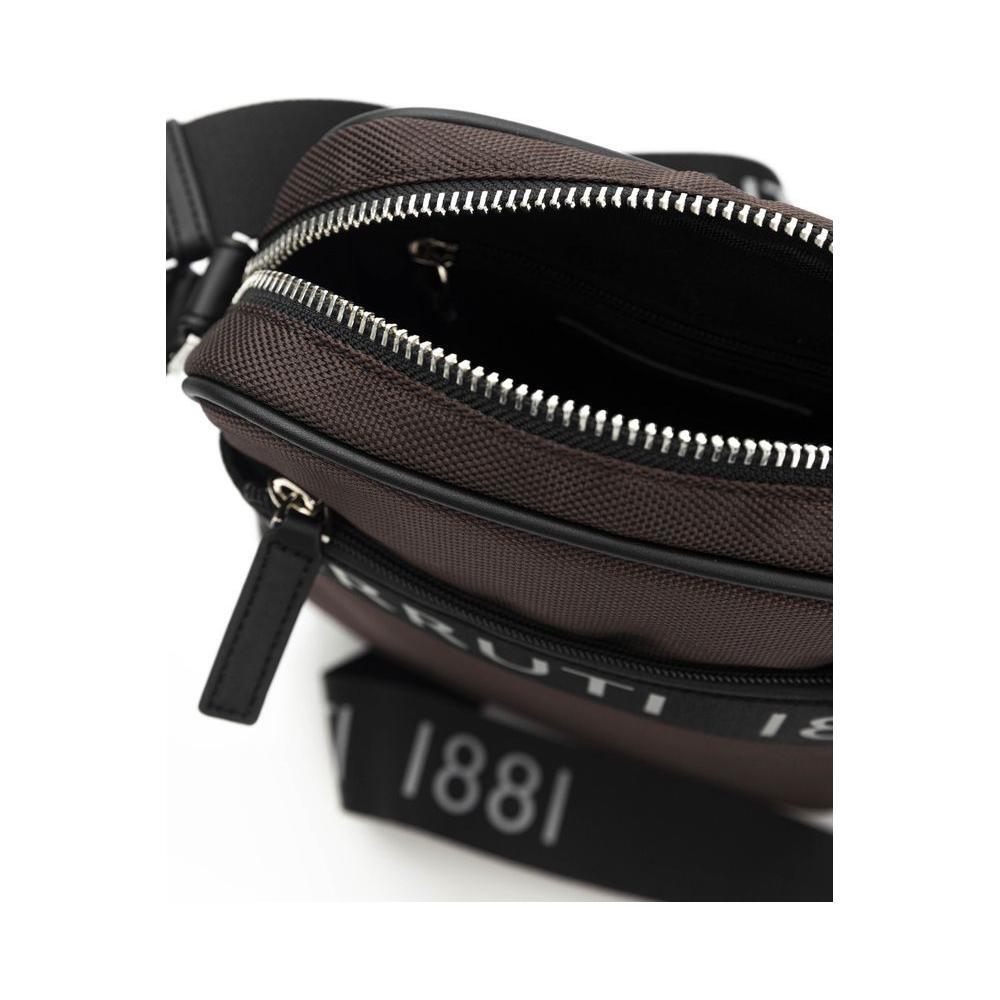 Cerruti 1881 Brown Leather Women Crossbody Bag CE-22951