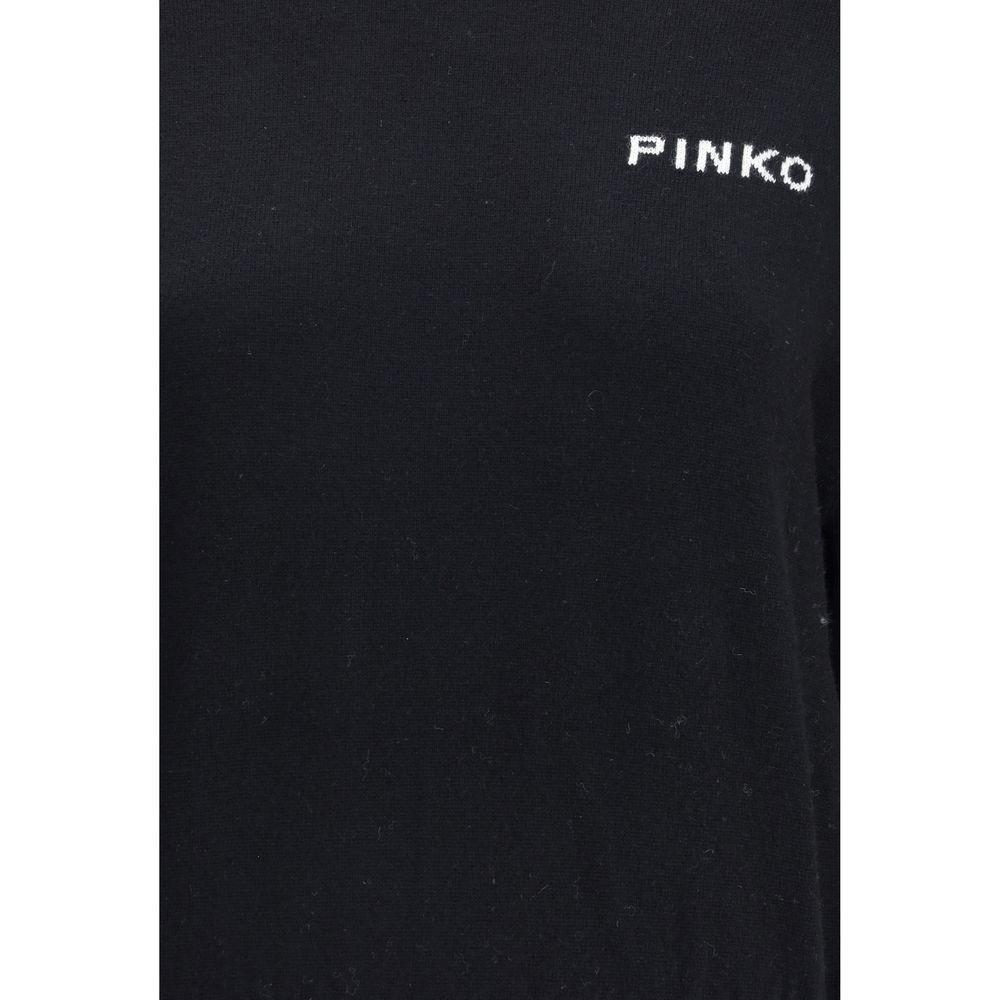 PINKO Black Wool Sweatshirt