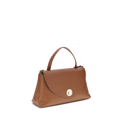 Coccinelle Brown Calf Leather Bos Taurus Handbag