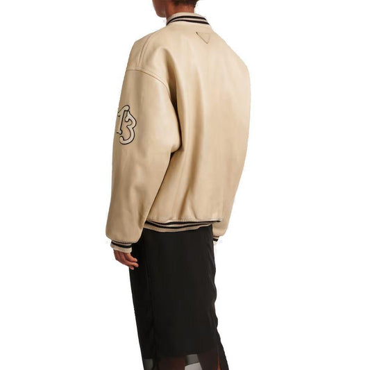 Prada Padded Leather Varsity Jacket PR-8844826607828-40