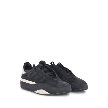 Y-3 Black Calfskin Chunky Sneakers