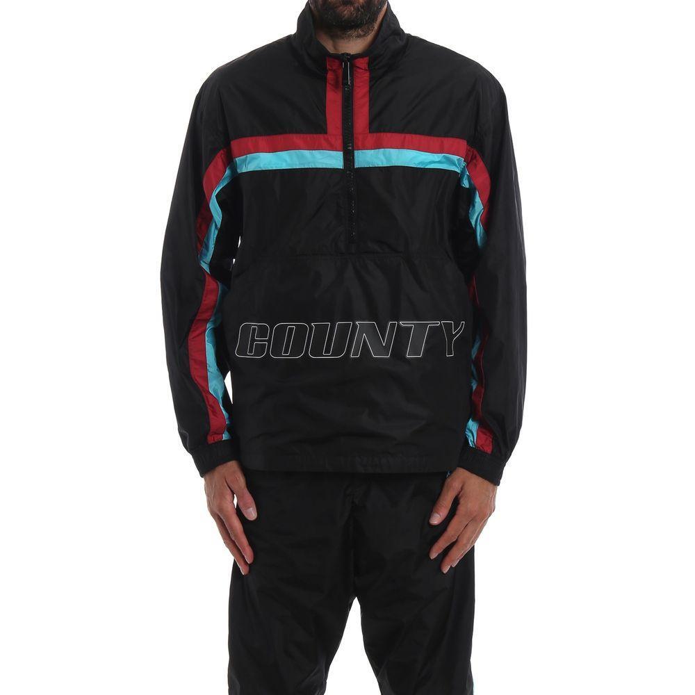 Marcelo Burlon Logo Windbreaker Jacket MA-8736471646420-L