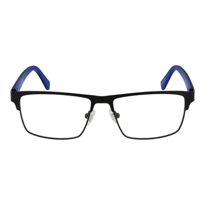 Guess Black Metal Glasses (Frames) full-rim browline style for men with demo lenses and branded case included.