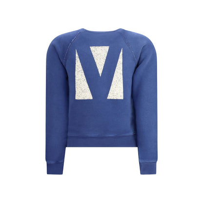 Valentino Blue Cotton Sweatshirt
