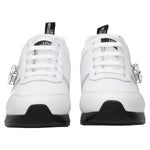 Love Moschino White Leather Low Tops LO-8547142533385-EU36/US6