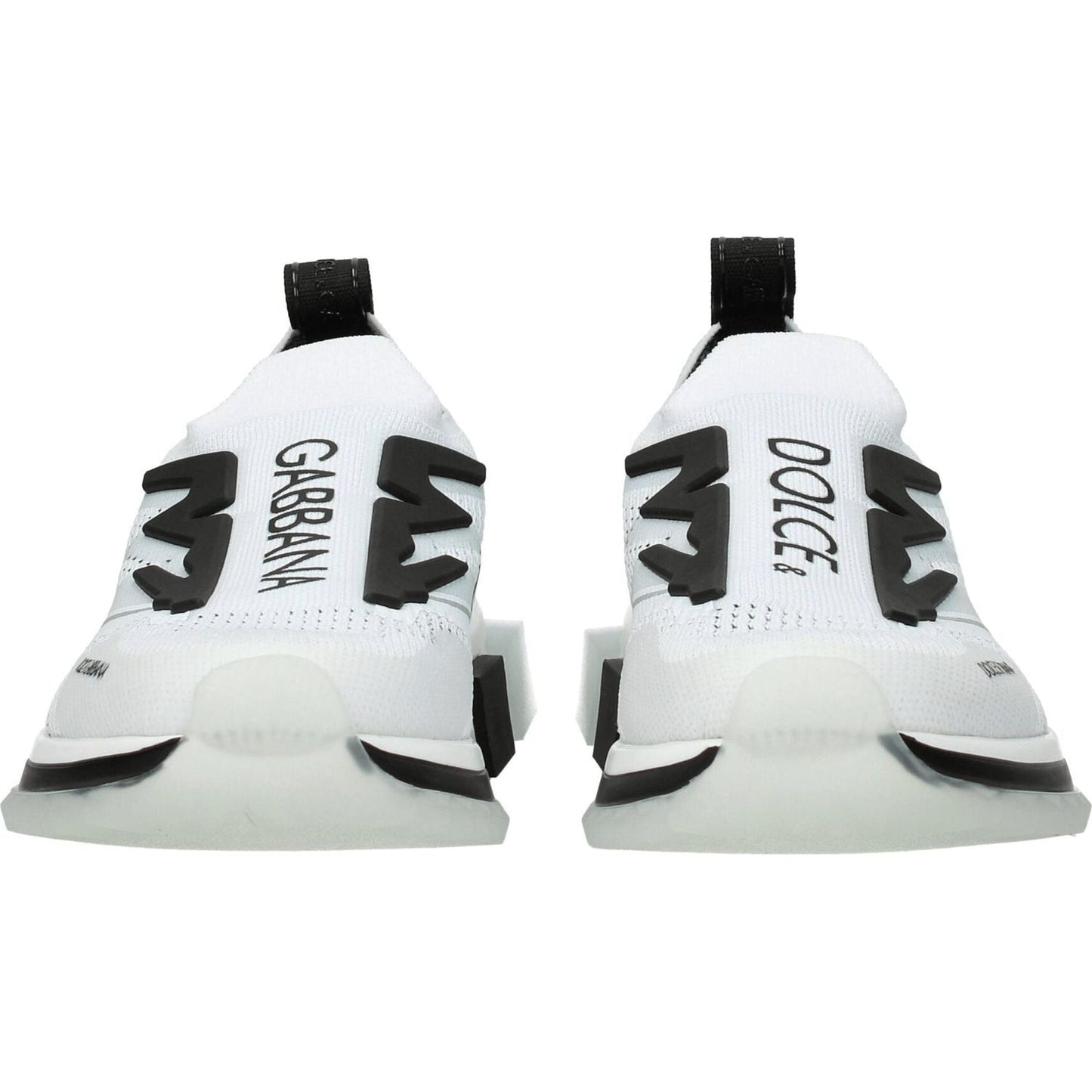 Dolce & Gabbana White Fabric Athletic Sneakers DO-8547144794377-EU35/US5
