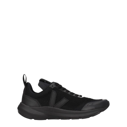 Veja Black Fabric Athletic Sneakers