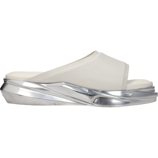 Alyx Gray Leather Slippers Sandals AL-8547243950345-EU40/US10