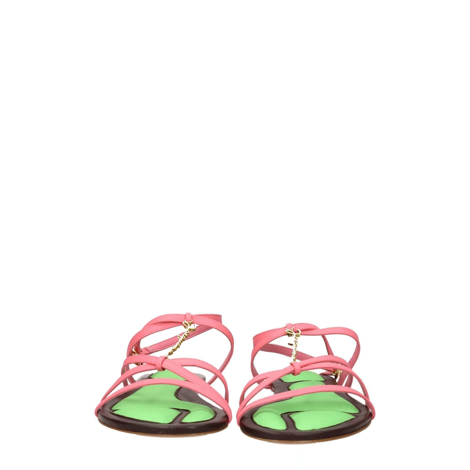 Jacquemus Pink Leather Sandals