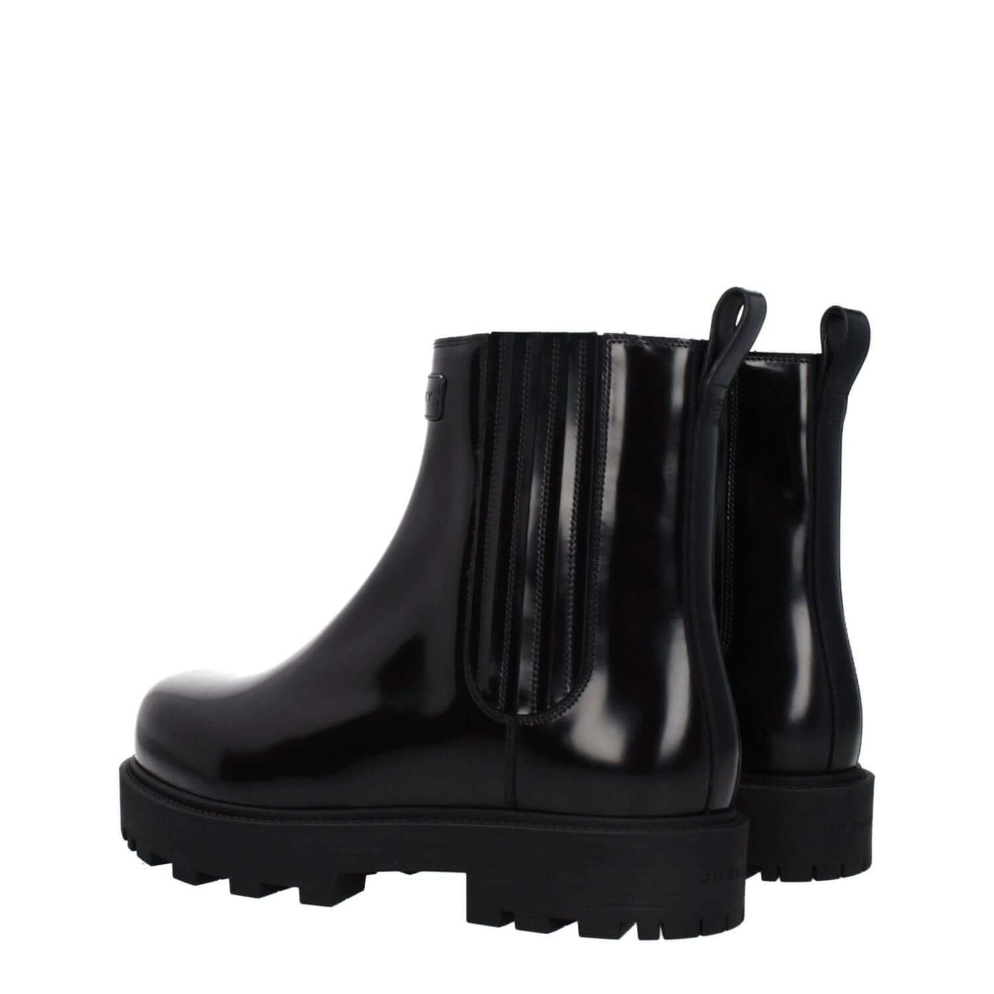Givenchy Black Leather Ankle Boots
