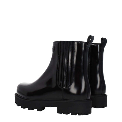 Givenchy Black Leather Ankle Boots