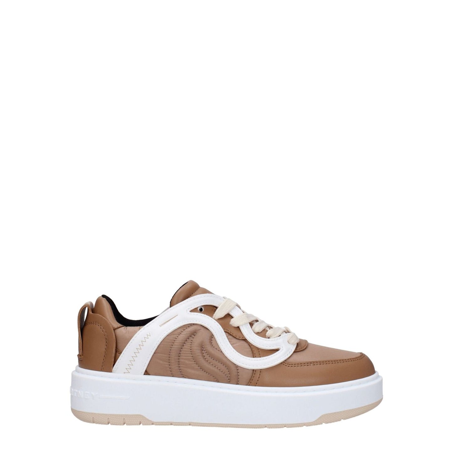 Stella McCartney Brown Fabric Chunky Sneakers